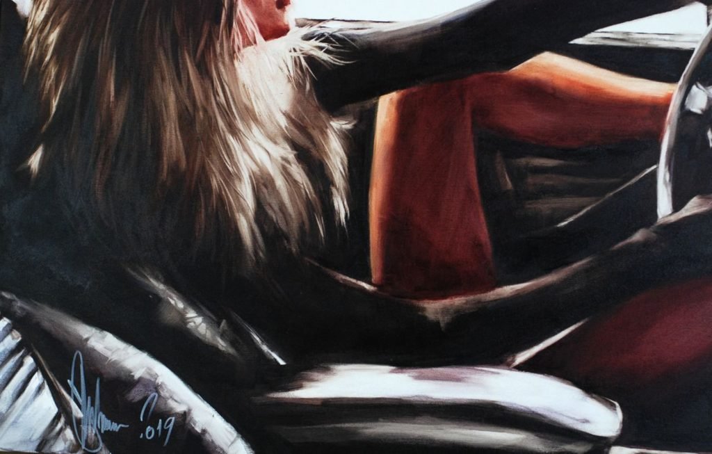 Riding without Brakes artwork by Igor Shulman #artist