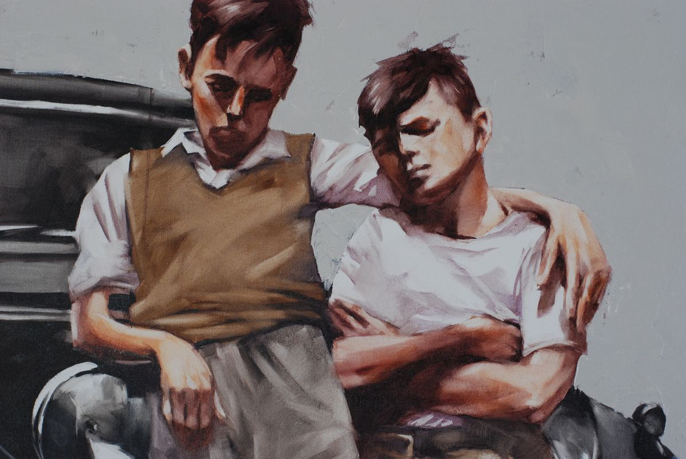 Brothers Oil Painting By Igor Shulman