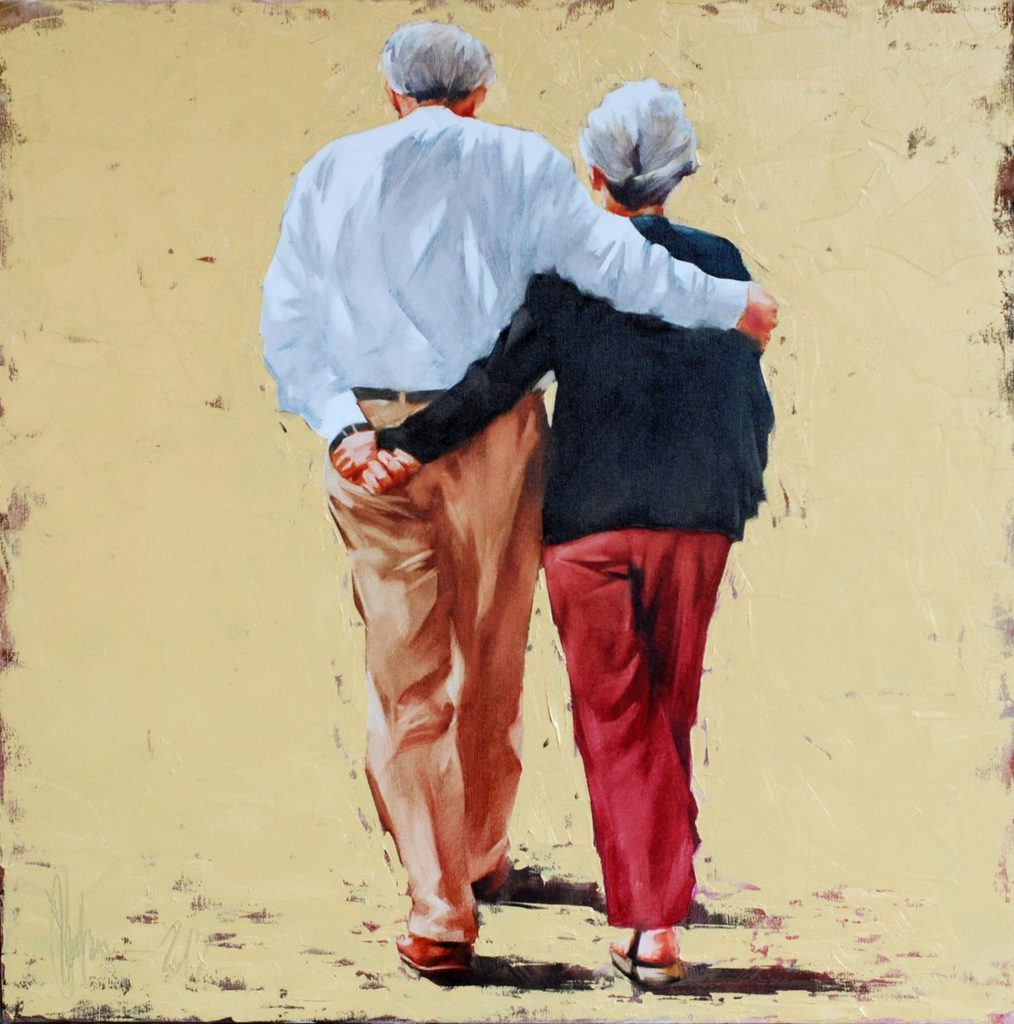 Correct Old Age Original Oil Painting for sale by Igor Shulman