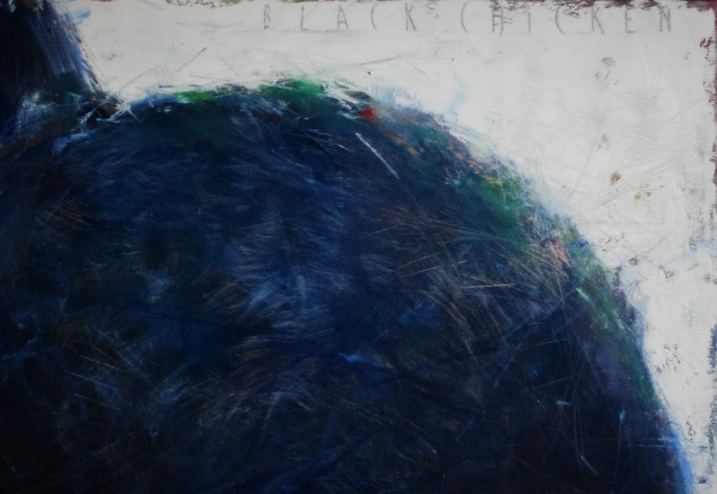 Painting Black Chicken by Igor Shulman