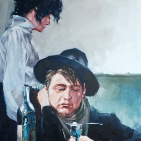 painting lovers of absinthe by igor shulman original -