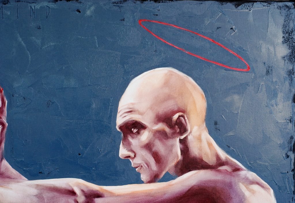 Mastermind Original Oil Painting for Sale by Igor Shulman