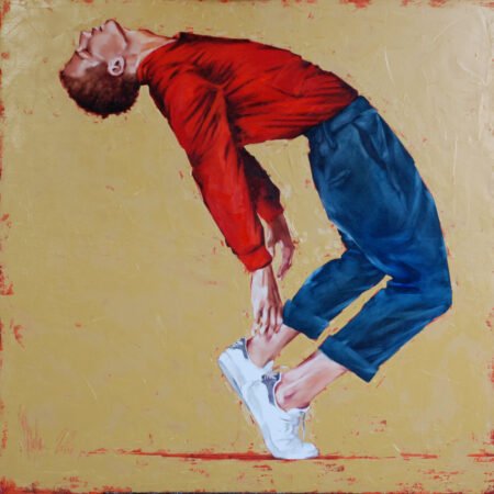 painting street dancer 5 by igor shulman original -