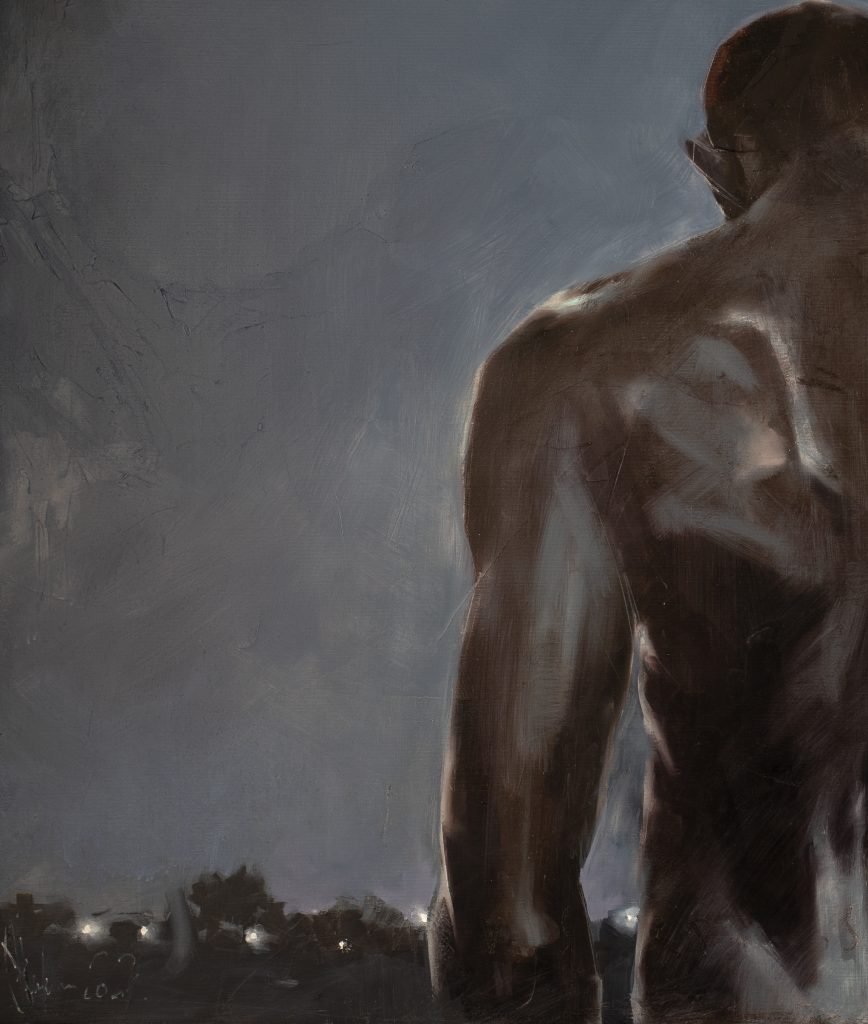 The first star. (2021) Oil painting by Igor Shulman