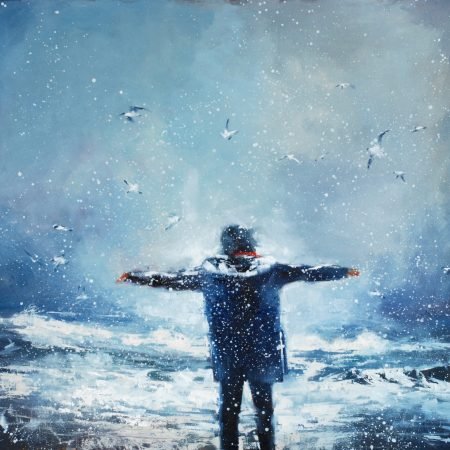 painting winter prayer by igor shulman original -