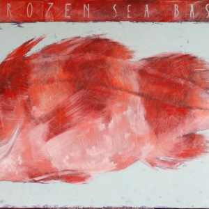 Oil Painting 1 Frozen Sea Bass by Igor Shulman