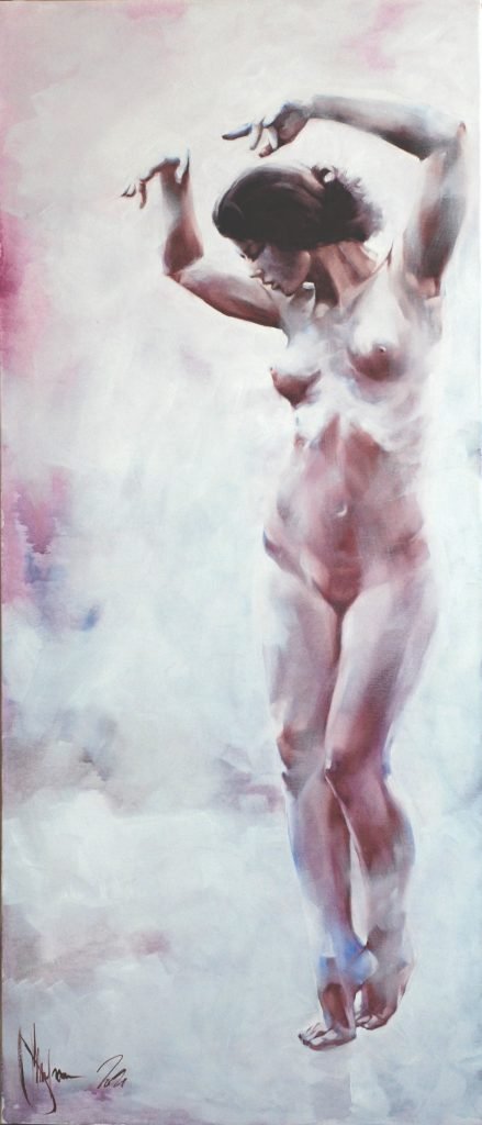 Muse oil painting by Igor Shulman. 2021