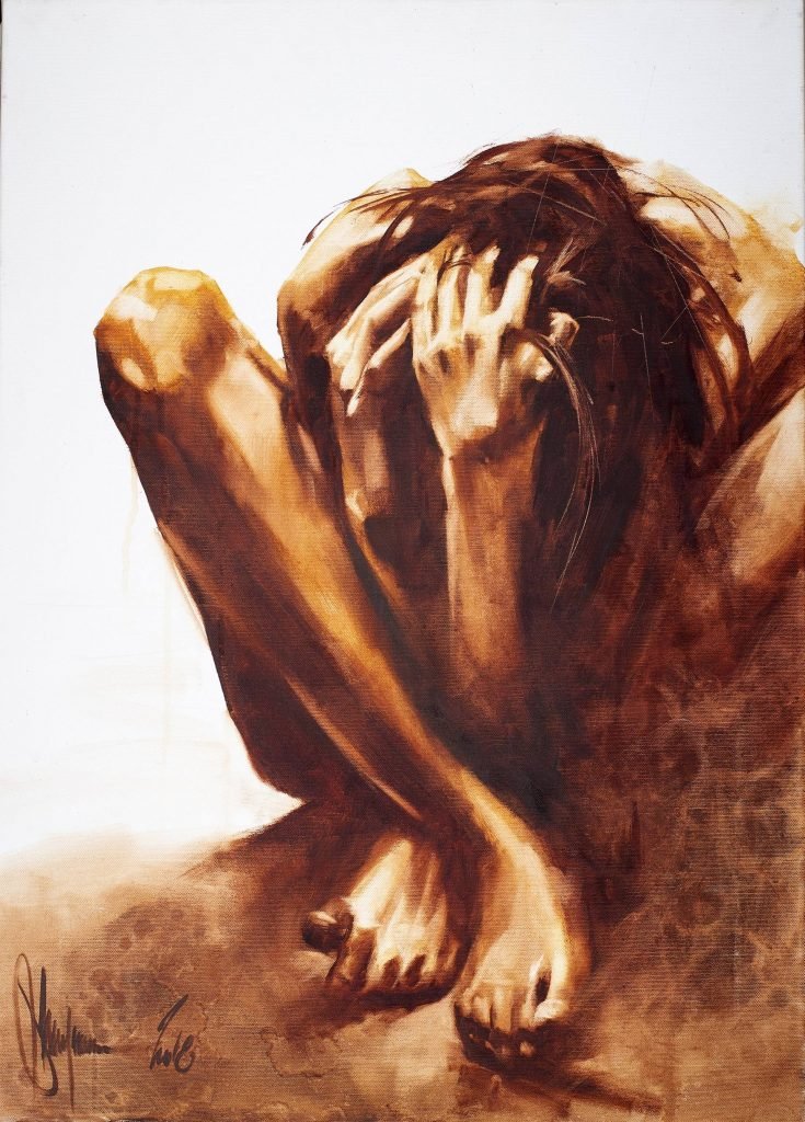 Beyond the Line of Despair Oil painting