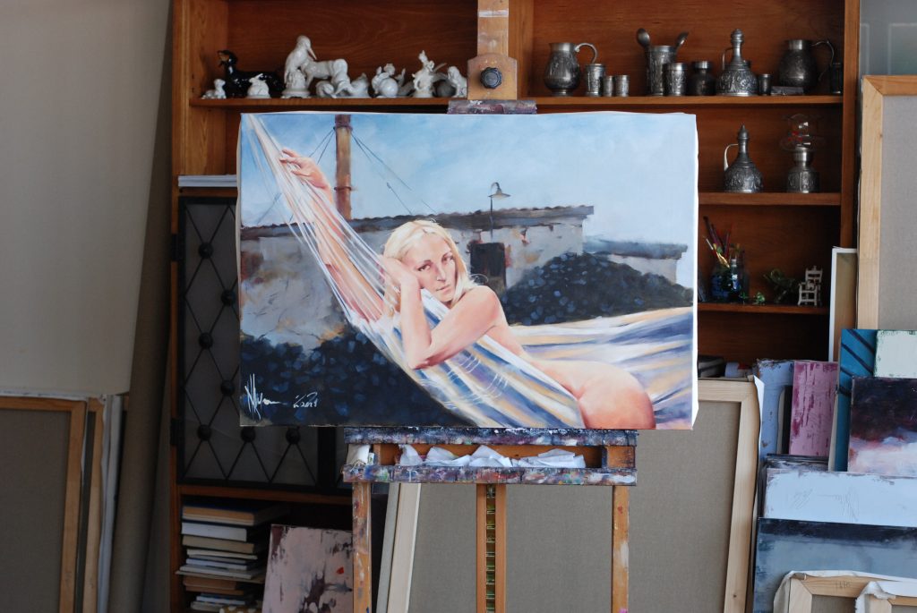 Stokers Wife oil painting by Igor Shulman