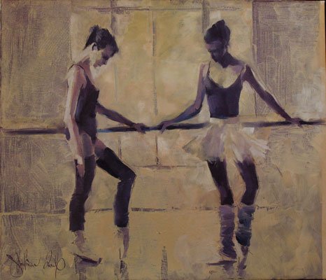 The Ballet Serie Oil paintings