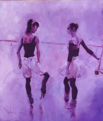 The Ballet Serie Oil paintings