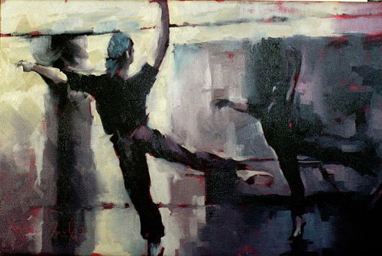 The Ballet Serie Oil paintings