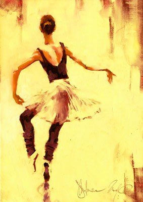 The Ballet Serie Oil paintings