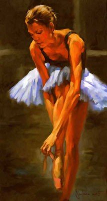 The Ballet Serie Oil paintings