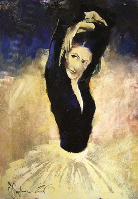 The Ballet Serie Oil paintings