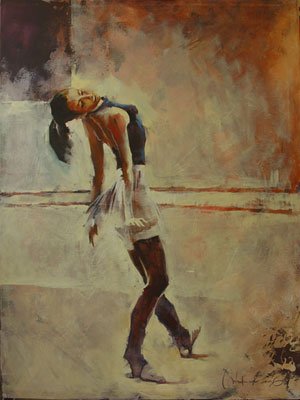 The Ballet Serie Oil paintings