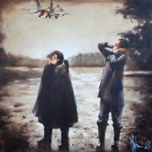 Temporary Collapse Oil Painting by Igor Shulman