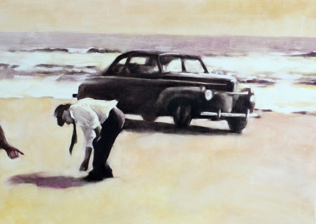 An unscheduled Visit to the East Coast Oil Painting