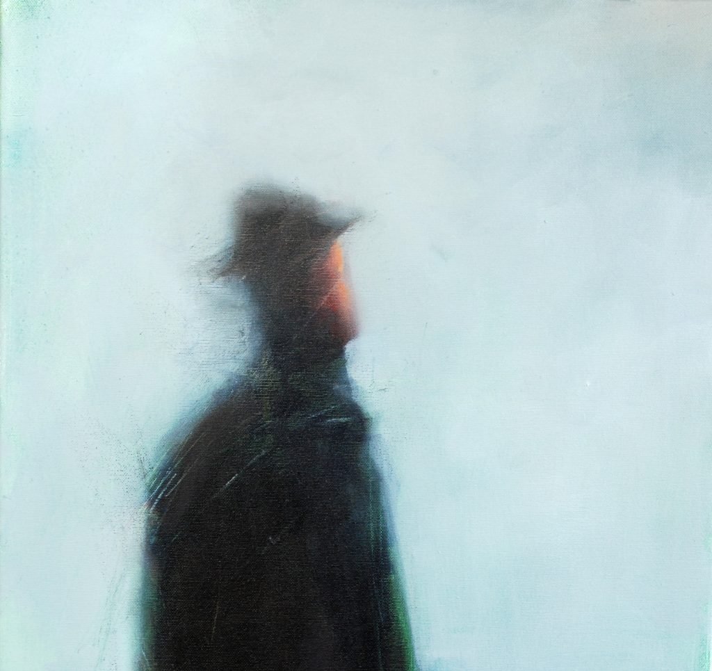 Oil Painting Anxious Traveler (project Ambiance) by Igor Shulman