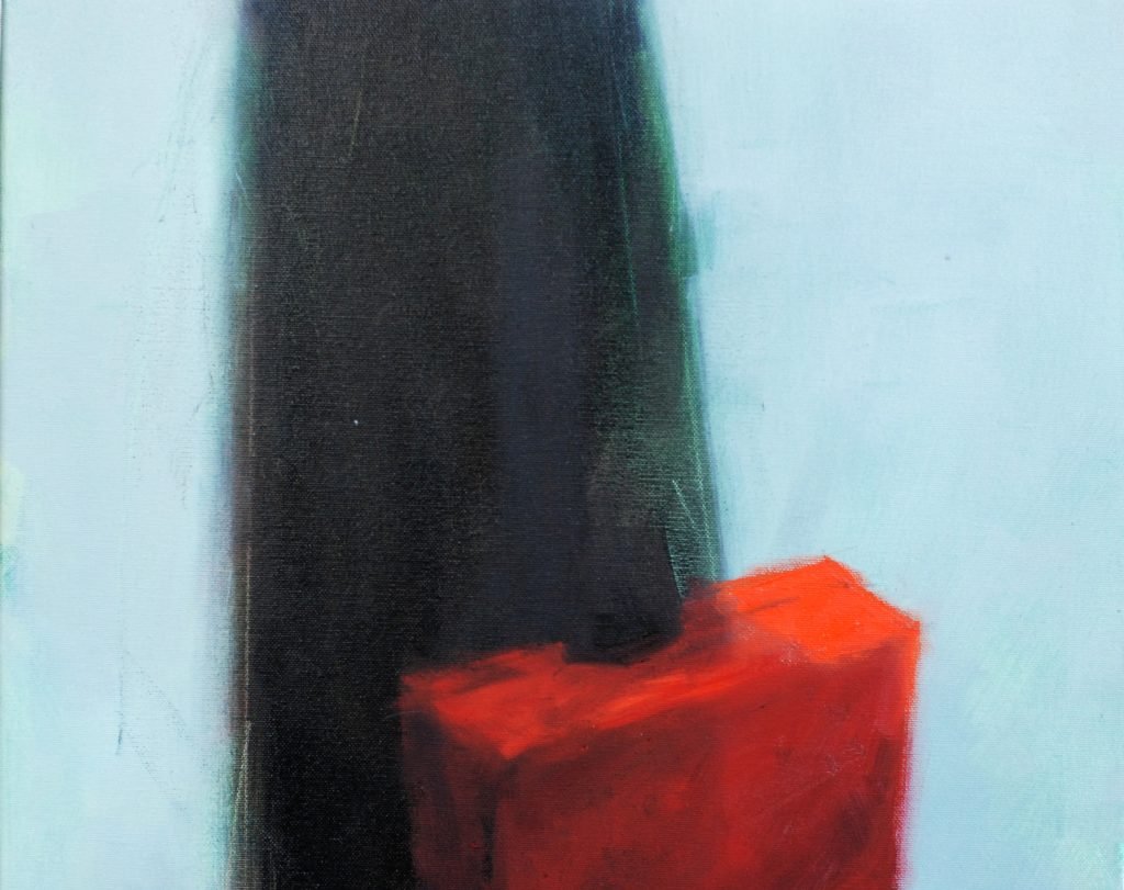 Oil Painting Anxious Traveler (project Ambiance) by Igor Shulman
