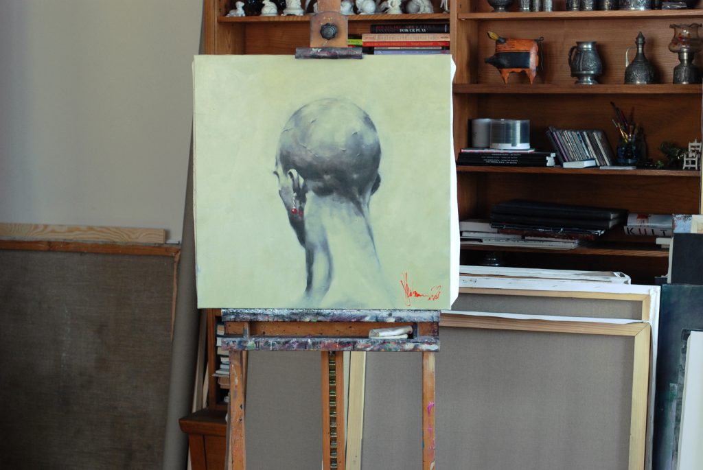 Hero's Head Oil Painting