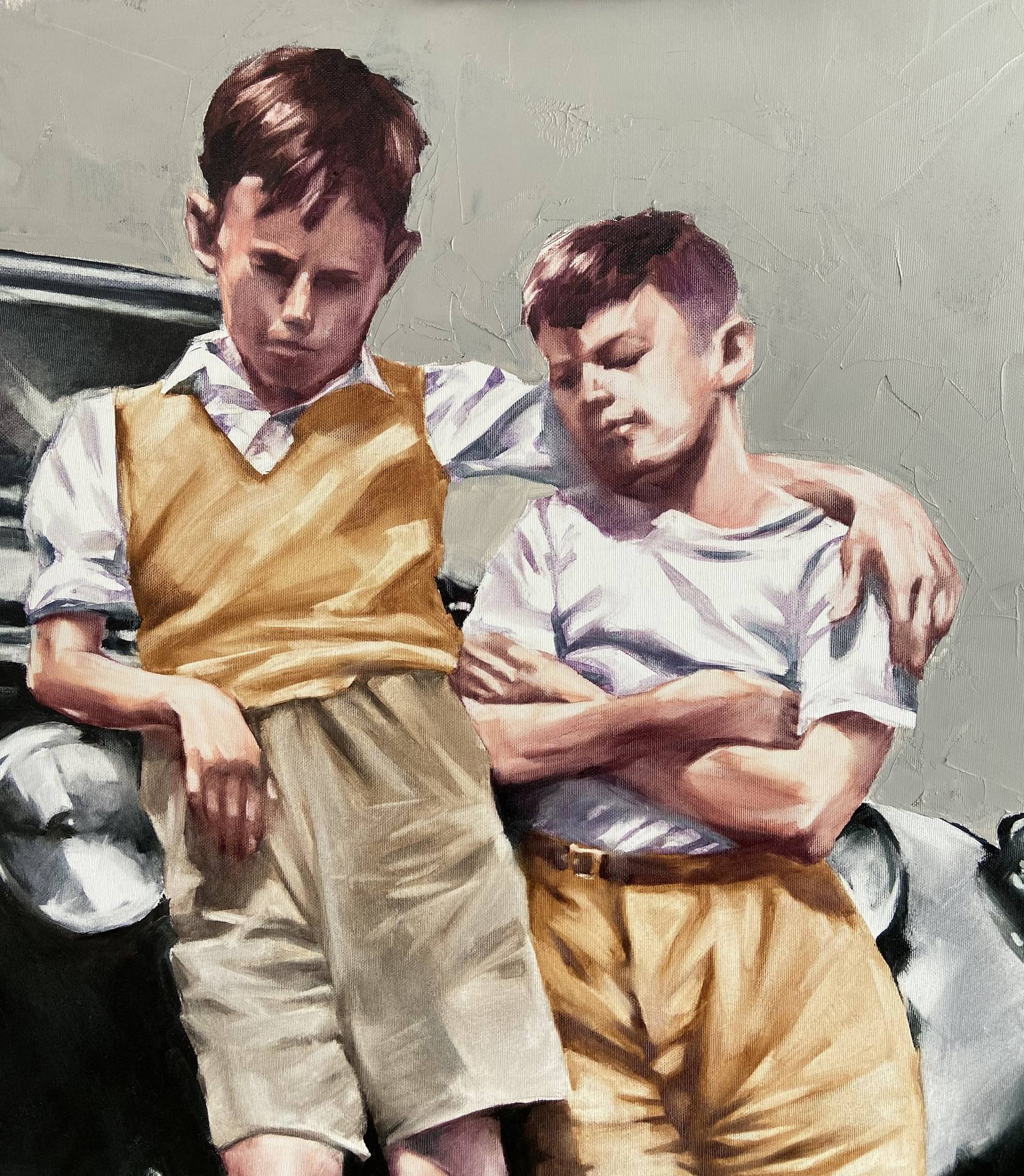 Brothers Oil Painting By Igor Shulman