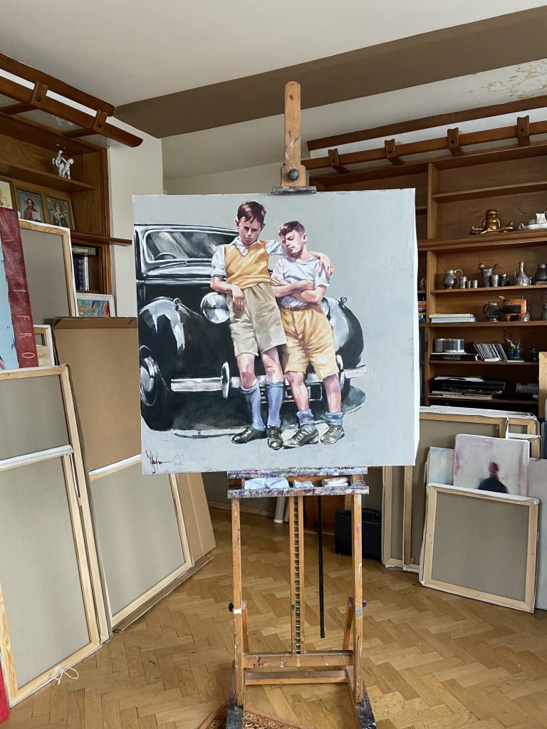 Oil Painting Brothers Remastering by Igor Shulman