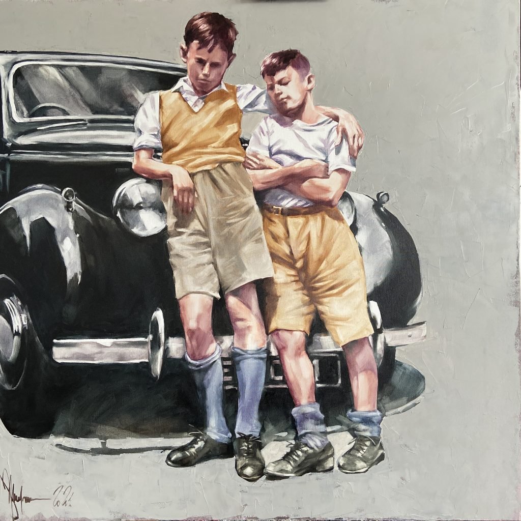 Oil Painting Brothers Remastering by Igor Shulman