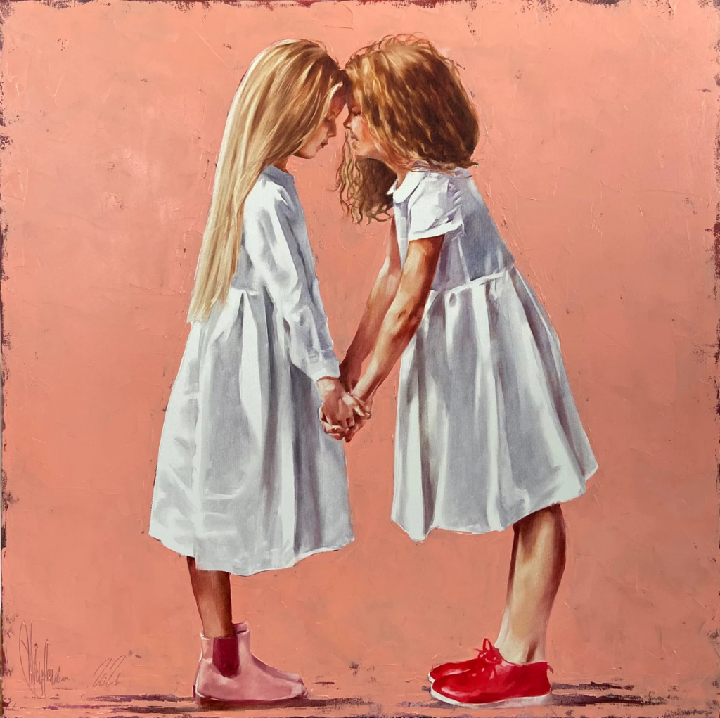Friendship Original Oil Painting for Sale by Igor Shulman
