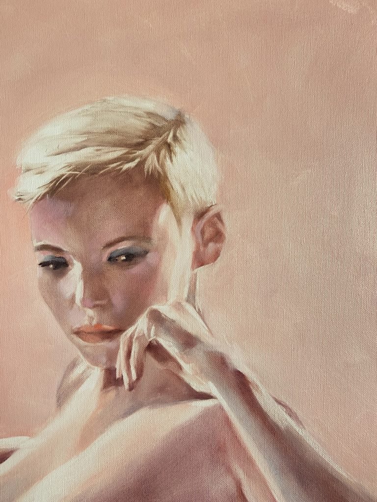 Oil Painting Pink Life by Igor Shulman