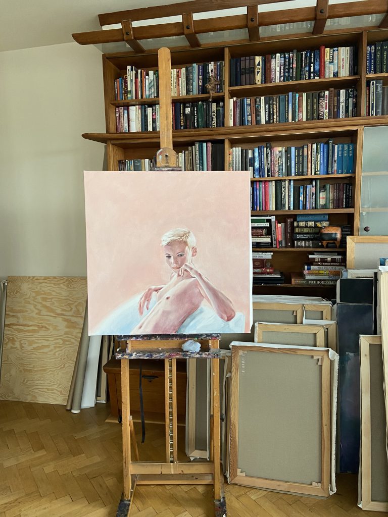 Oil Painting Pink Life by Igor Shulman