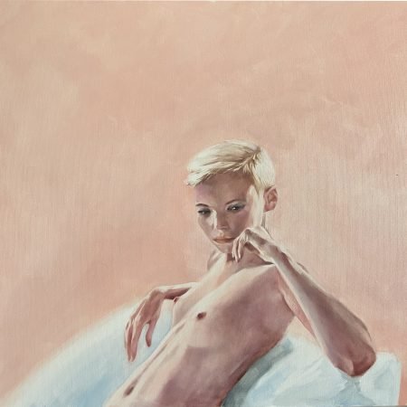 painting pink life by igor shulman original -