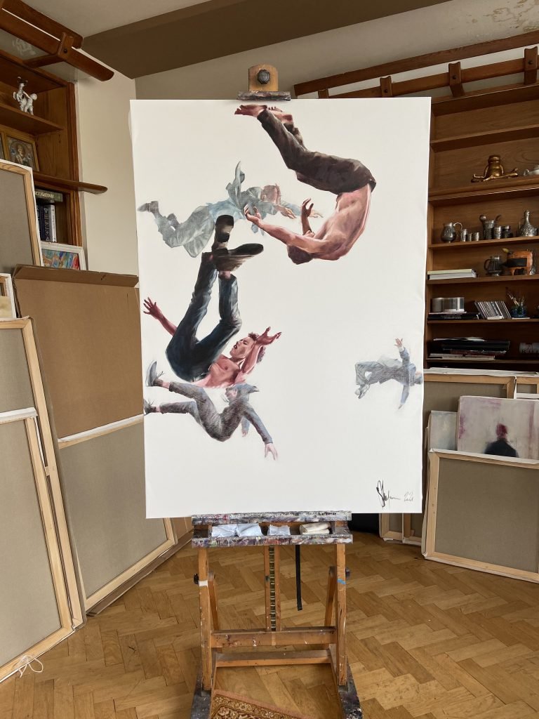Oil Painting "Project Gravity #16" by Igor Shulman
