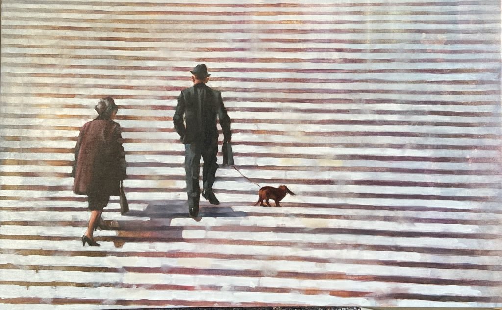 Original Oil Painting A Lifelong Road by Igor Shulman