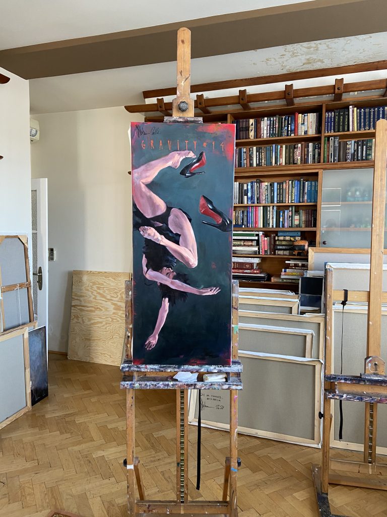Oil Painting Gravity#14 by Igor Shulman
