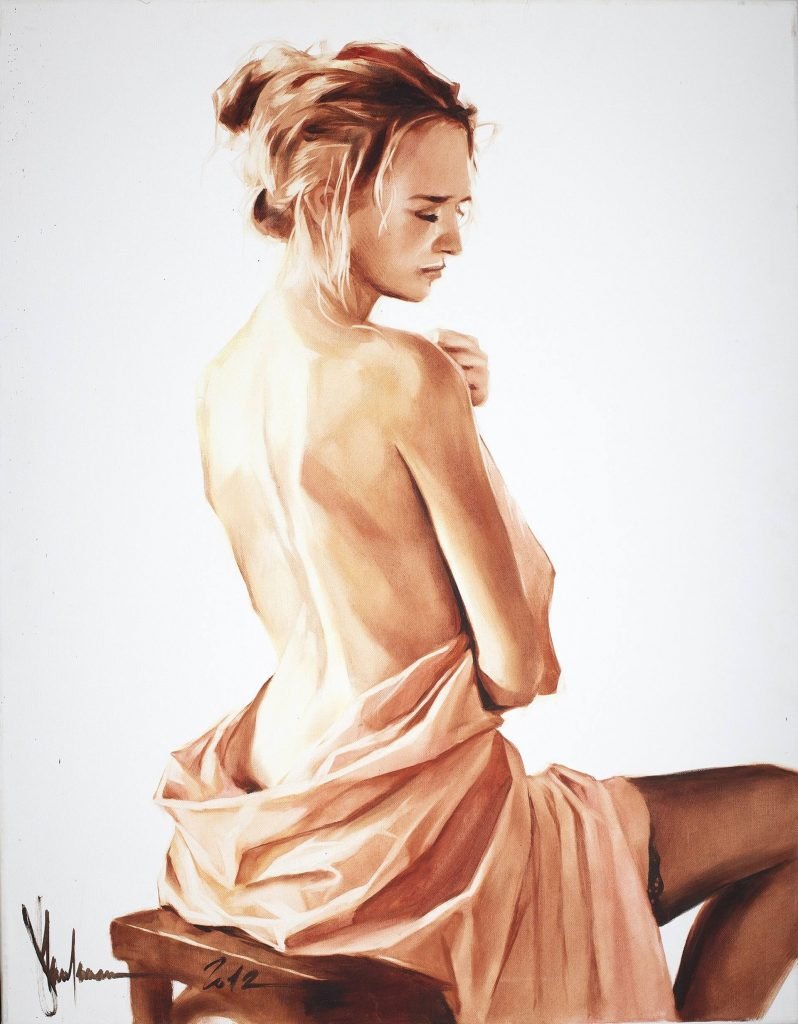 Modesty Oil Painting by Igor Shulman