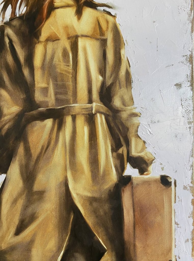 When You Leave Go Oil Painting by Igor Shulman