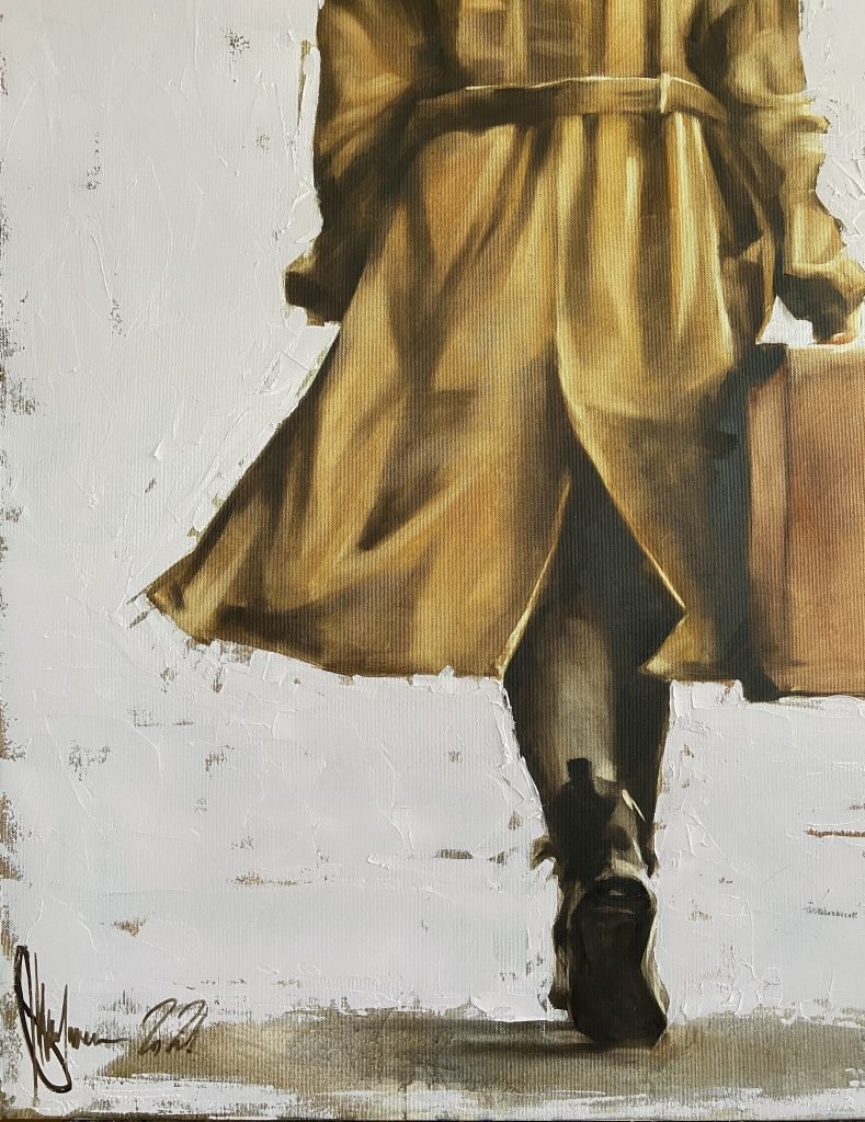 When You Leave Go Oil Painting by Igor Shulman
