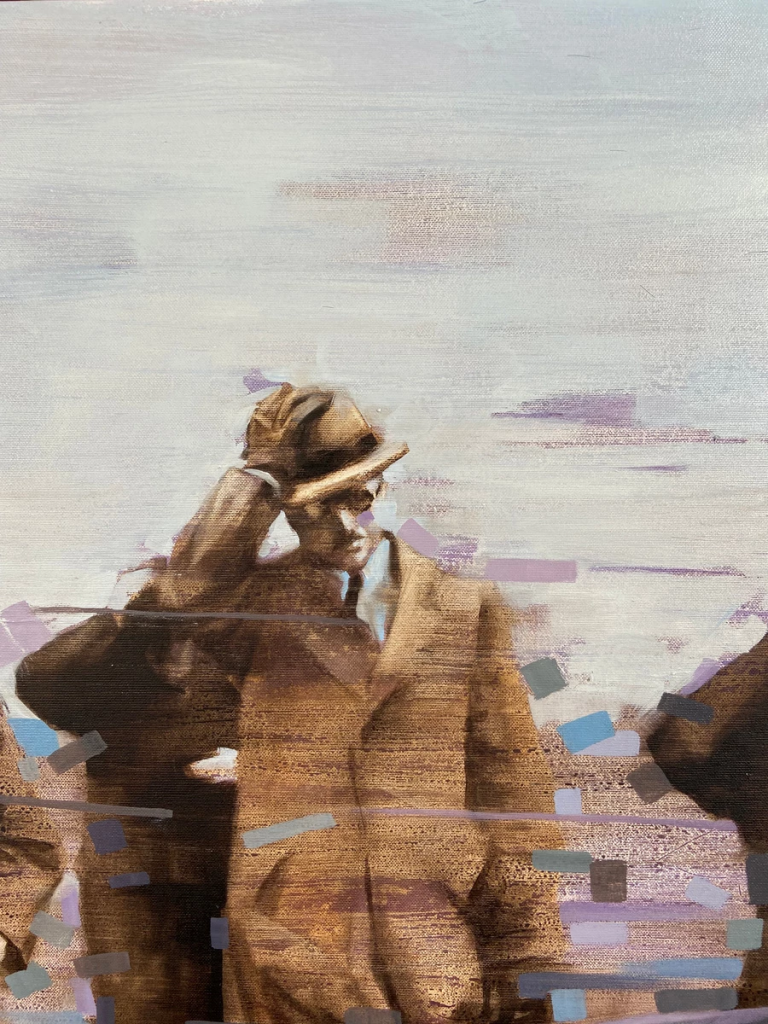 Oil Painting Wind in the City. Retro version by Igor Shulman