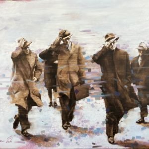 Oil Painting Wind in the City. Retro version by Igor Shulman