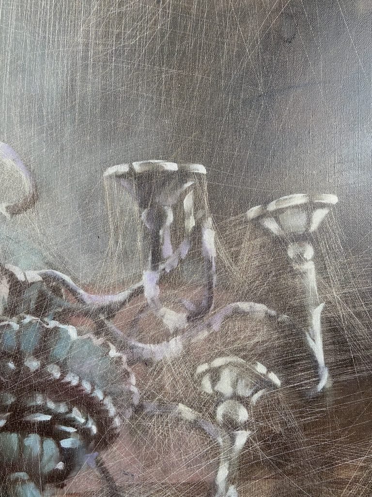 The chandelier is defeated and forgotten