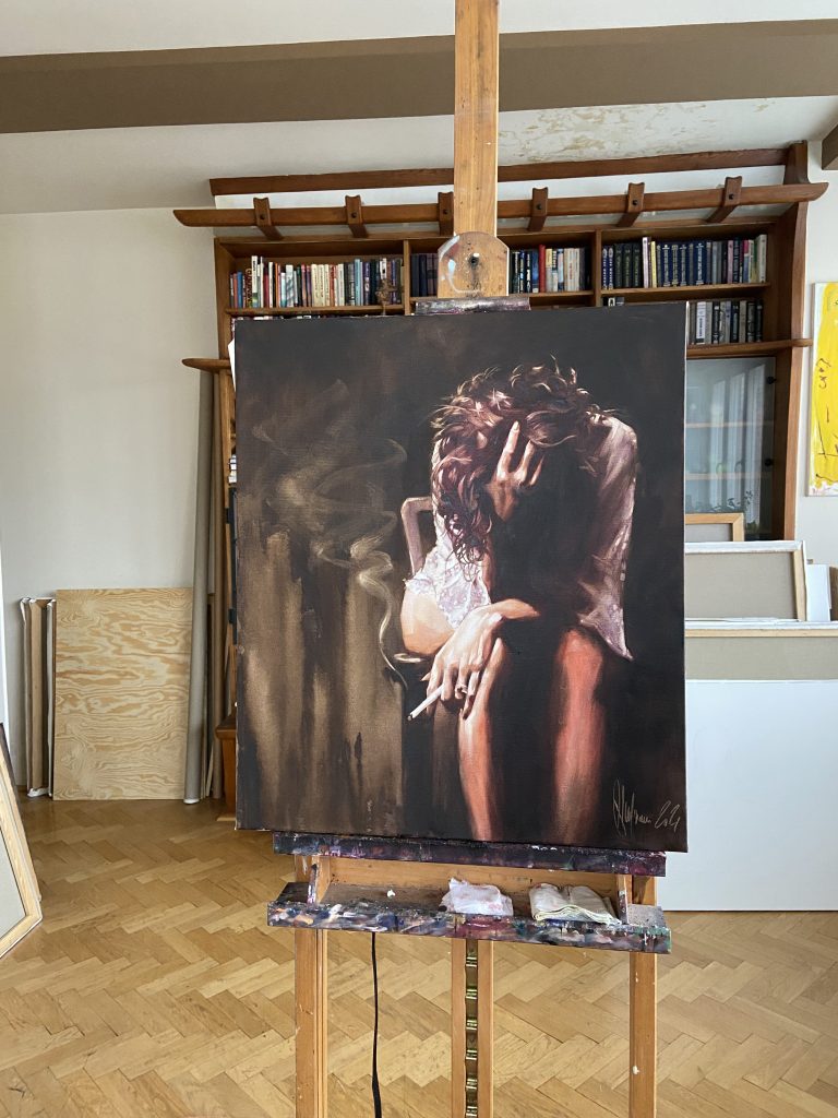 Oil Painting After Party No 34 by Igor Shulman
