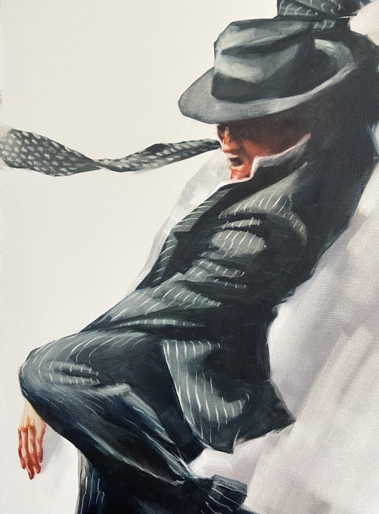 Oil Painting Street Dancer #6 by Igor Shulman