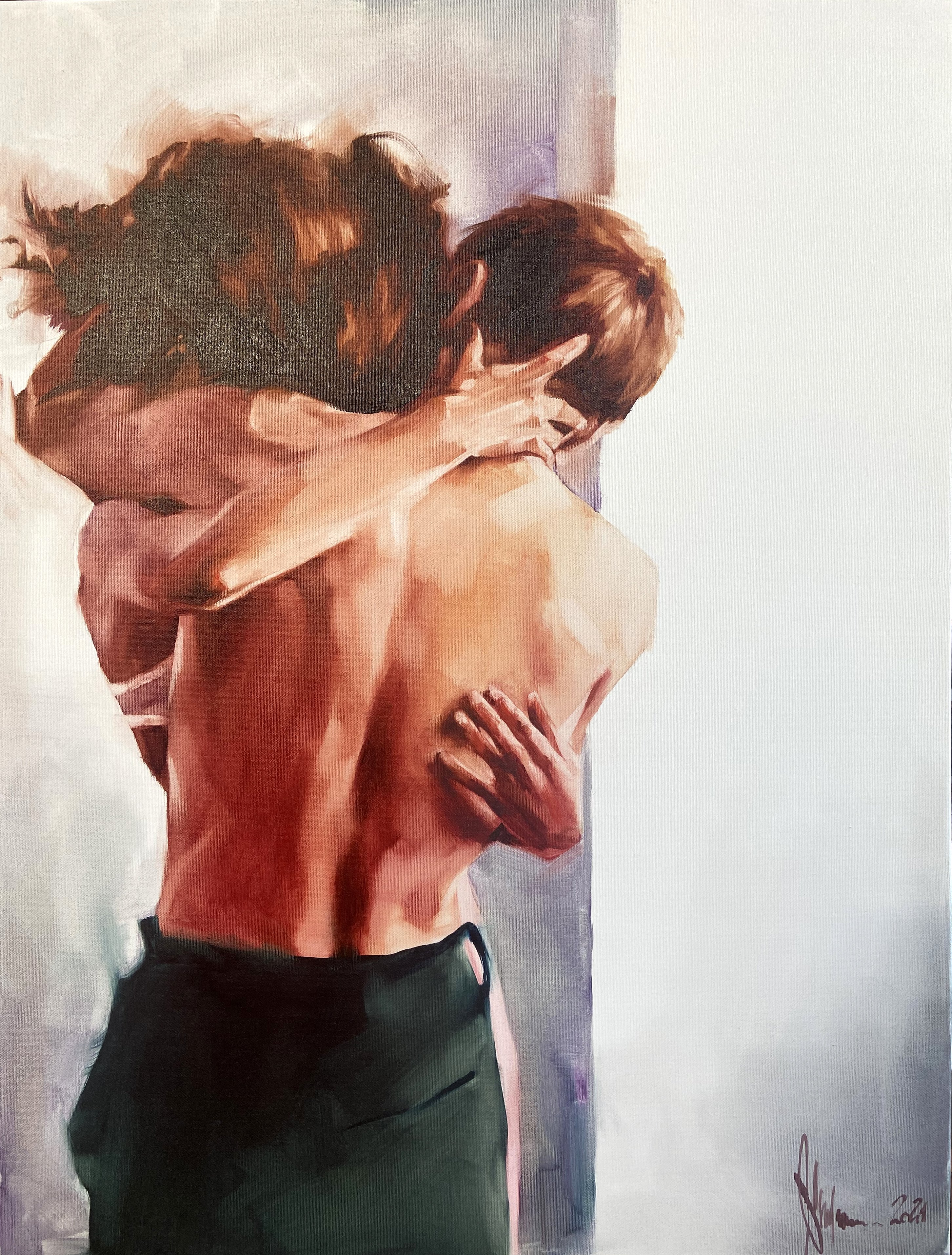 Passion Original Oil Painting for sale by Igor Shulman