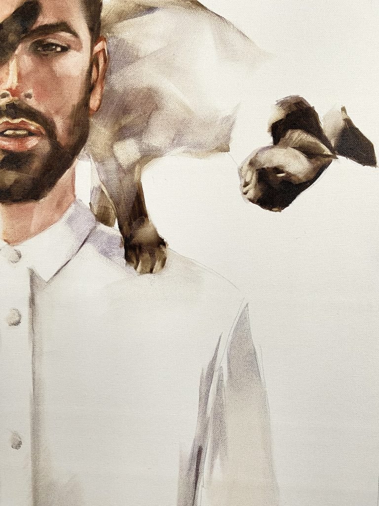 Oil Painting the Degree of Trust by Igor Shulman