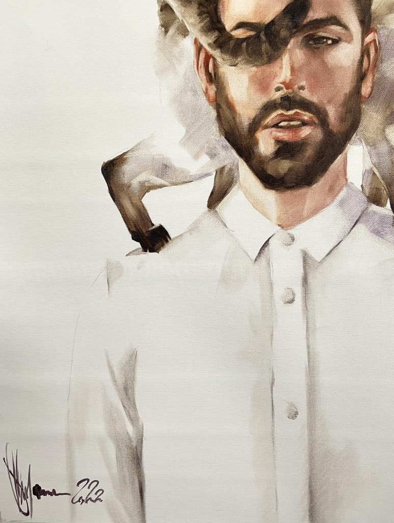 Oil Painting the Degree of Trust by Igor Shulman
