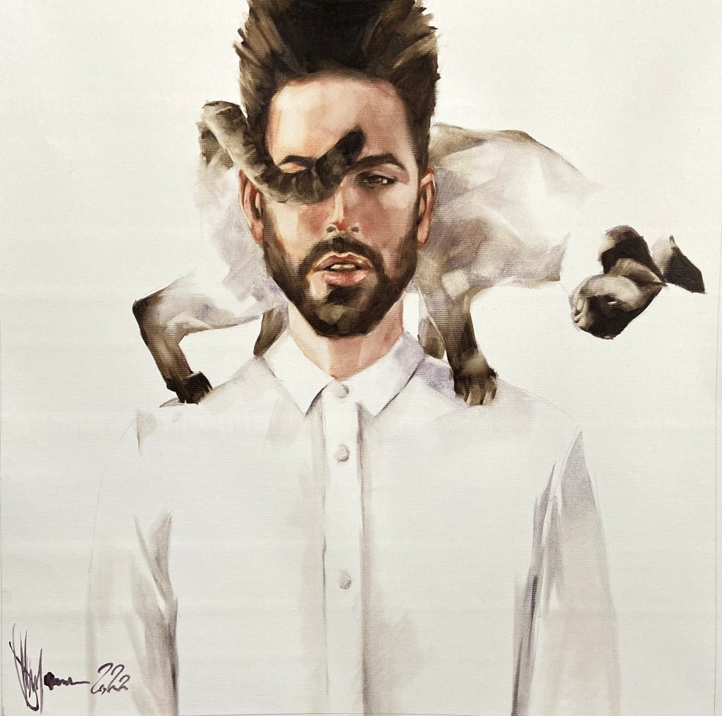 Oil Painting the Degree of Trust by Igor Shulman