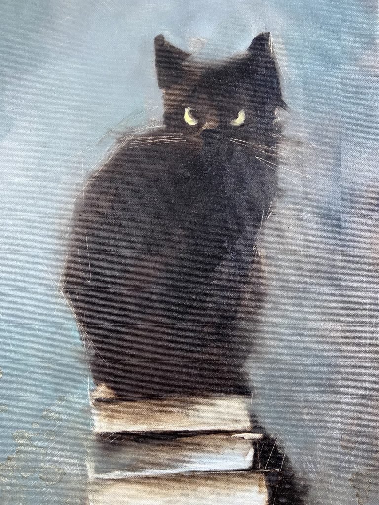 Oil Painting The Keeper of Knowledge by Igor Shulman