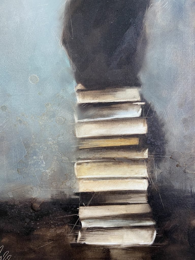 Oil Painting The Keeper of Knowledge by Igor Shulman