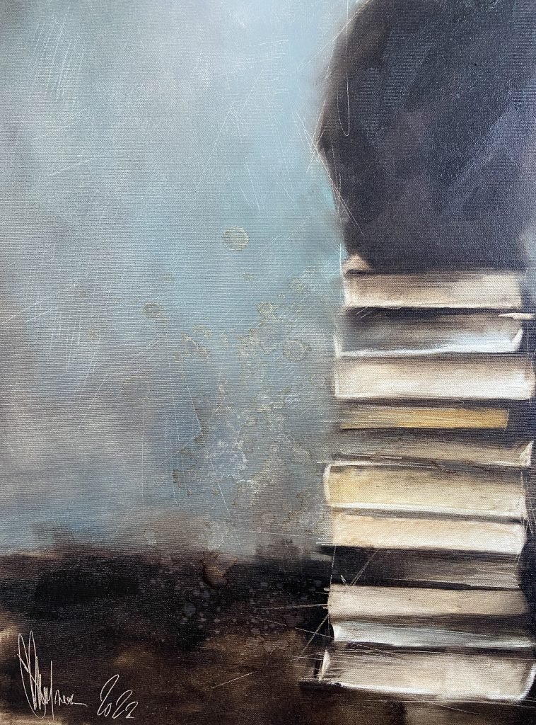 Oil Painting The Keeper of Knowledge by Igor Shulman
